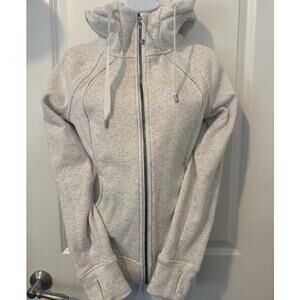 LULULEMON Plush Scuba full zip waist length hoodie-size 6
